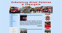 Desktop Screenshot of osp.zbaszyn.pl