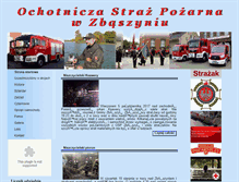 Tablet Screenshot of osp.zbaszyn.pl