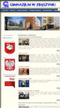 Mobile Screenshot of gimnazjum.zbaszyn.pl